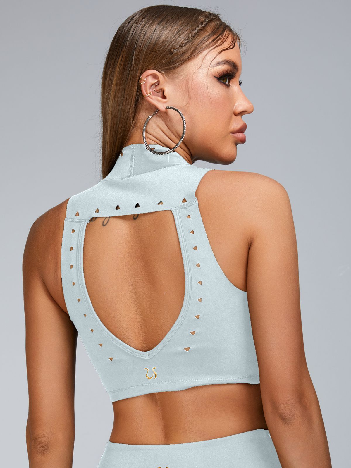 ZASUWA Female Cutout V Shape Waist Skirt