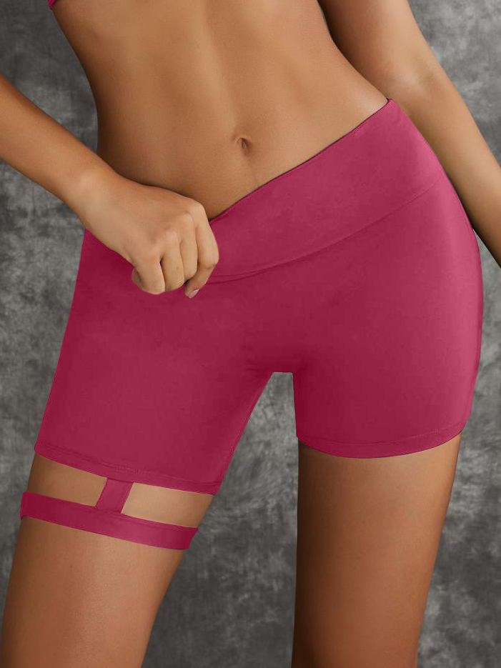 ZASUWA Female Unique Cut Out Pocket Mesh Scrunch Bum Leggings