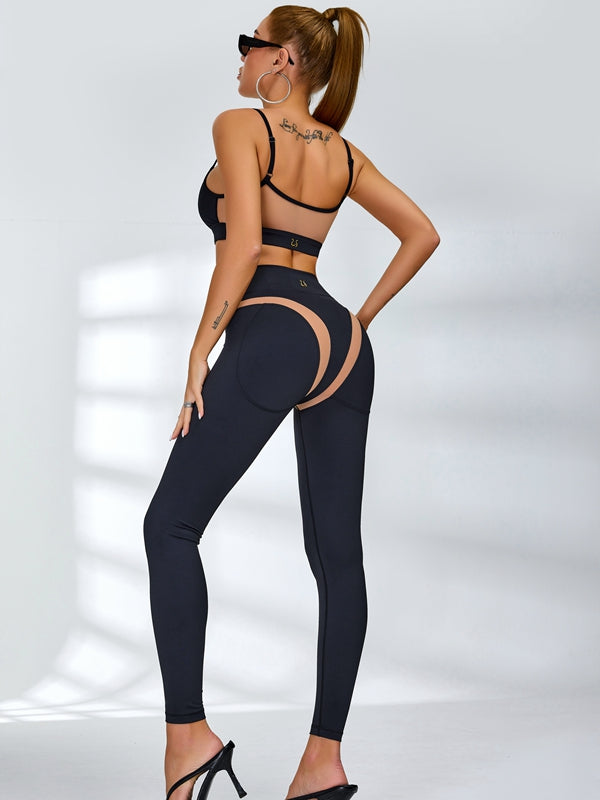 ❤ZASUWA Female Super Sexy Unique Mesh Hip-lift Leggings