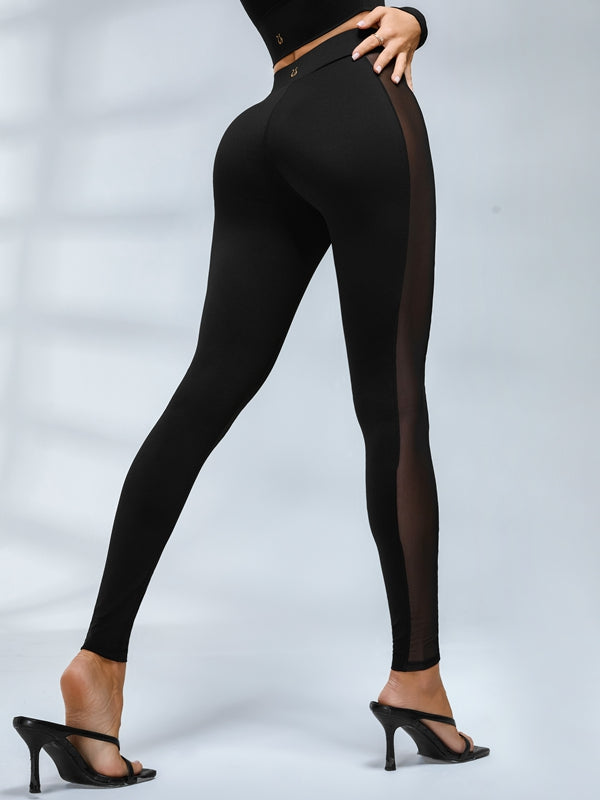ZASUWA Female Sexy Sheer Mesh Long Sleeves