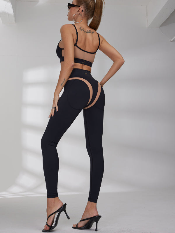 ❤ZASUWA Female Super Sexy Unique Mesh Sports Bras
