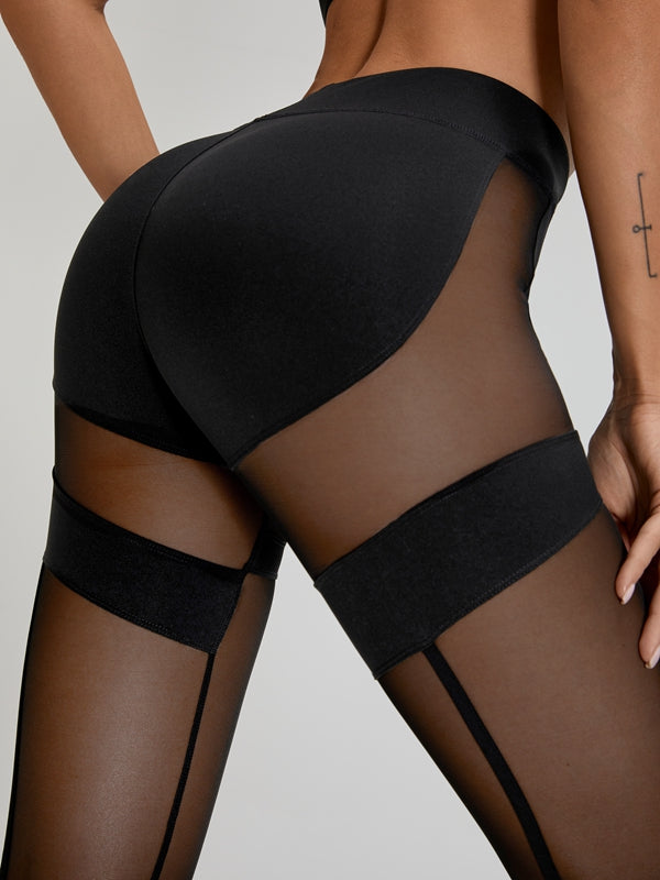 ❤ZASUWA Female Super Sexy Unique Mesh Hip-lift Tracksuit